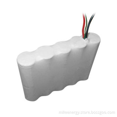 SC-sized NiCd Battery Pack with 6, 12V Nominal Voltage and 1,800mAh Capacity